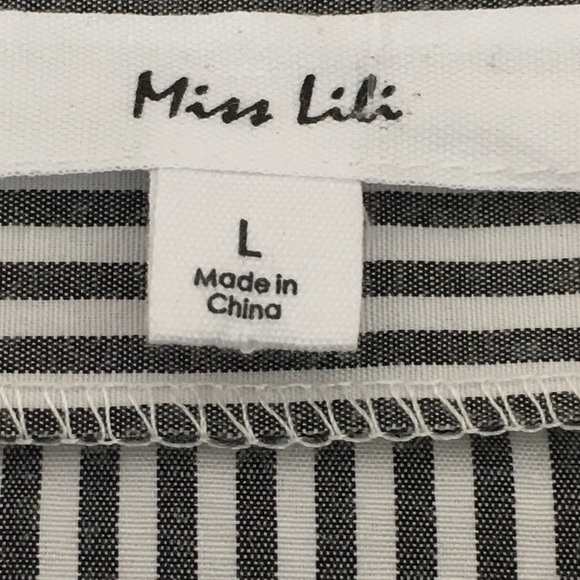 NWOT Miss Lili embroidered cotton sleeveless top. - Picture 8 of 8